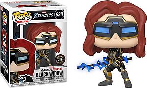 Pop! Games Marvel Avengers Vinyl Bobble-Head Black Widow #630 Glow Chase (Substandard)