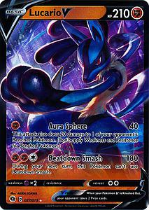 Pokemon Trading Card Game: Champion's Path Lucario V - 027/073