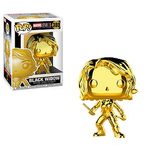 Pop! Marvel Studios The First Ten Year Vinyl Bobble-Head Black Widow (Gold Chrome) #380