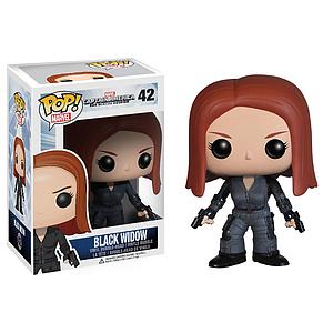 Pop! Marvel Captain America Winter Soldier Vinyl Figure Black Widow #42 (Vaulted)